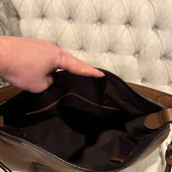 Coach Mixed Pebble Leather Shay Shoulder Bag | Vintage Khaki | NWT - Picture 9 of 12